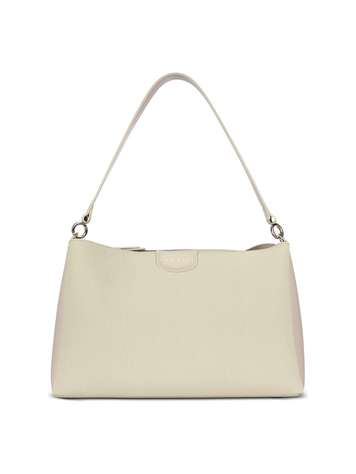 Leah Schultertasche 36 cm beige