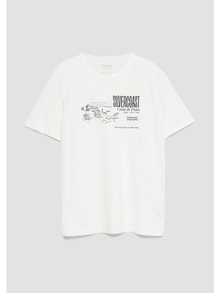 T-Shirt in 02D1_creme