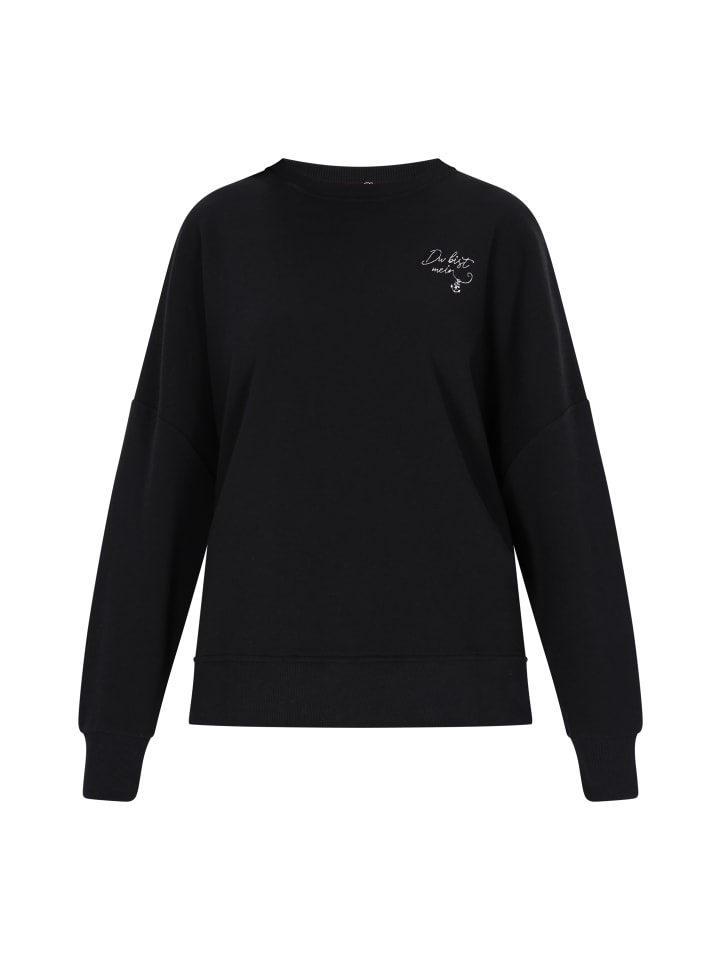 Damen Sweatshirt in Schwarz