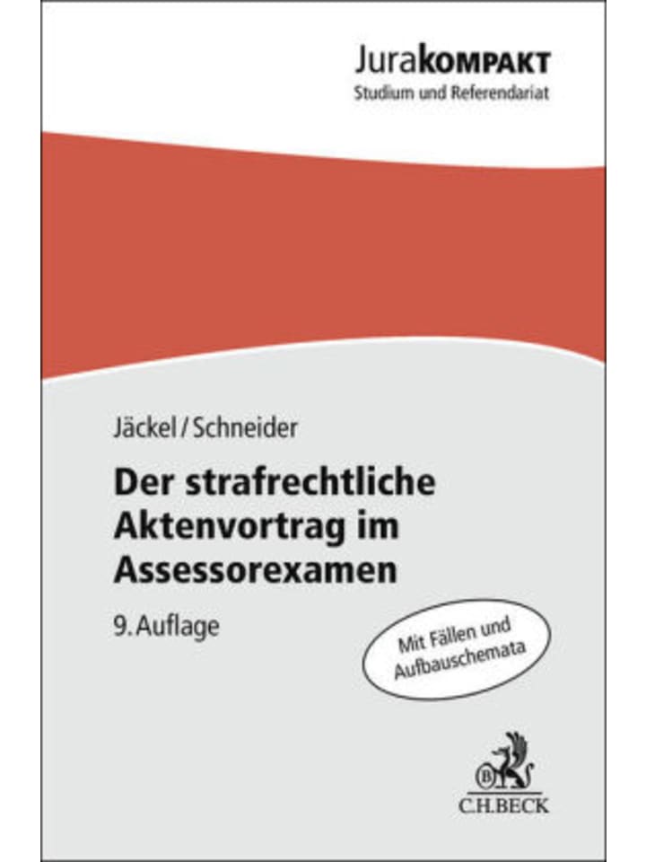 Buch - Der strafrechtliche Aktenvortrag im Assessorexamen