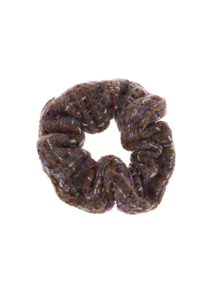 Women Hair Tie in Orange Multicolor