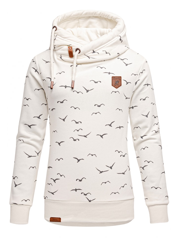 Kapuzenpullover HARVA in Weiß