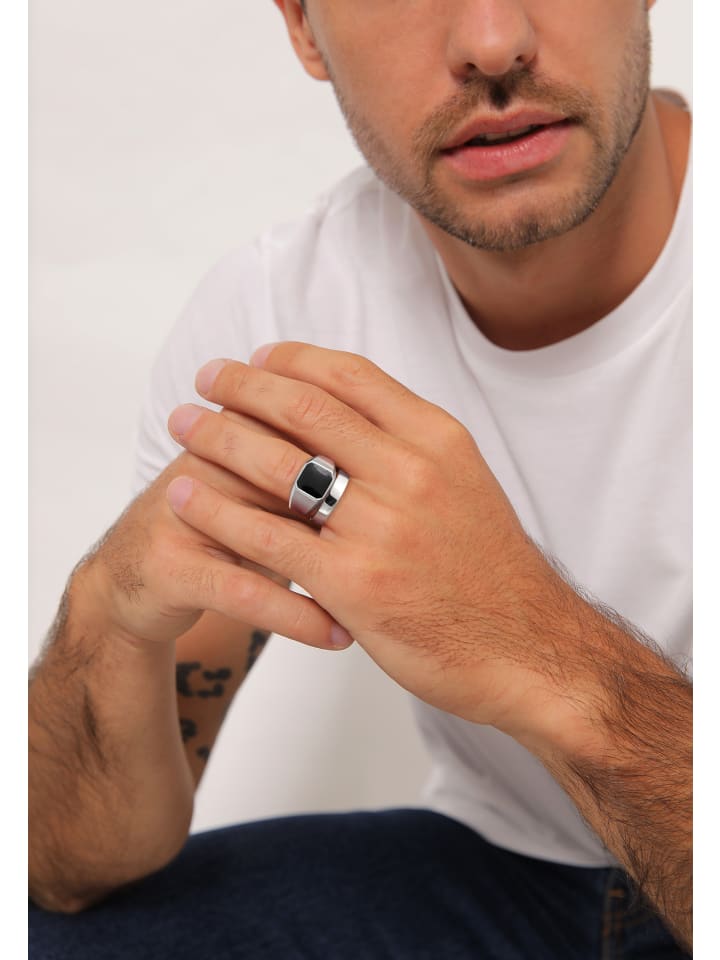 KUZZOI Ring 925 Sterling Silber Ring Set, Siegelring in Silber günstig  kaufen | limango