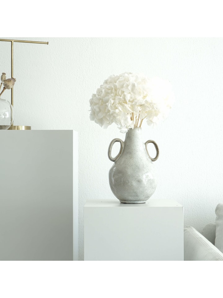 Trockenblumen Hortensie in Weiß - (H) 30cm