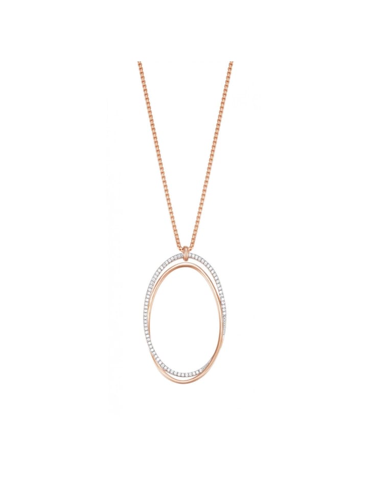 Halskette mit Anhänger in Rotgold – (L)83cm
