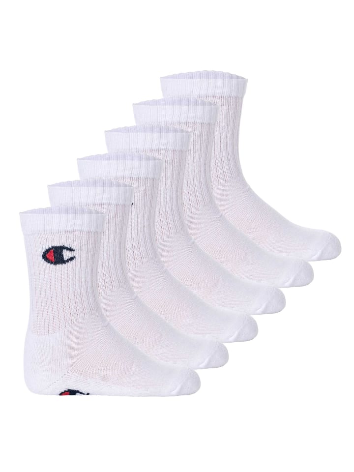 Socken 6er Pack in Weiß