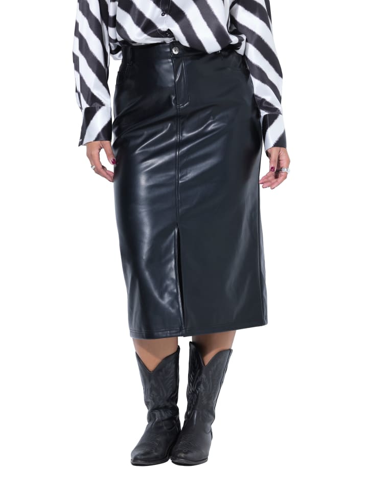 Jeansrock in schwarz