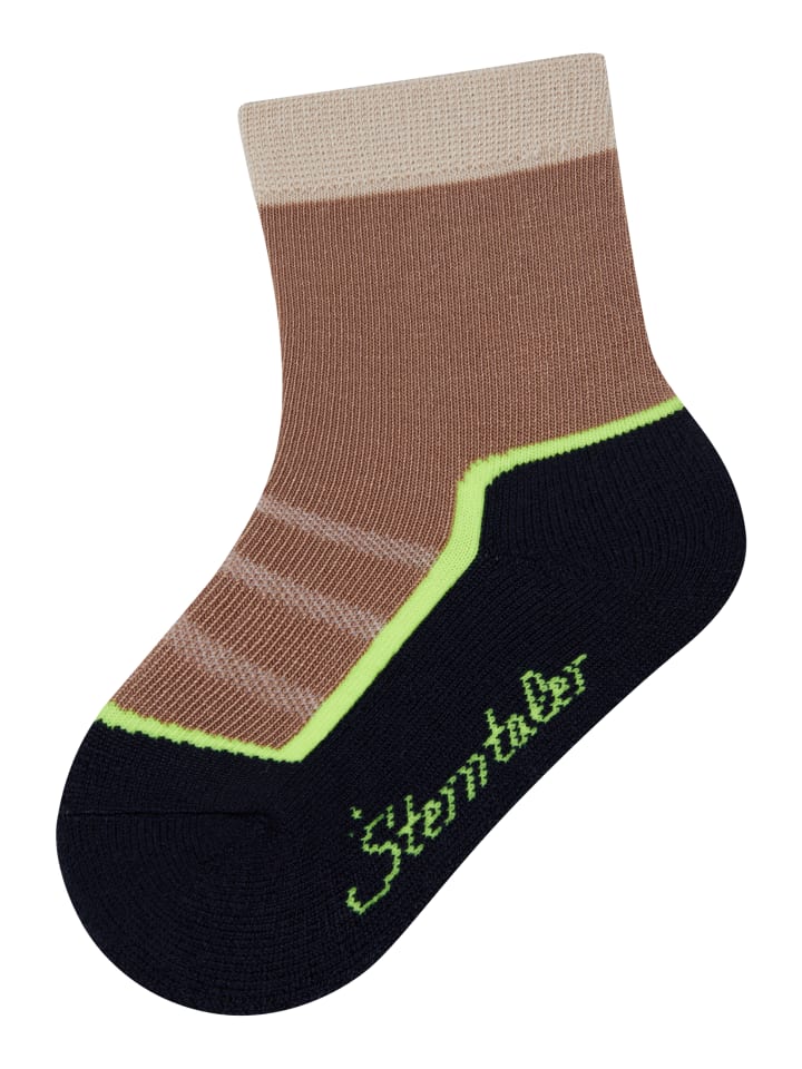 Active Socken in mittleres braun