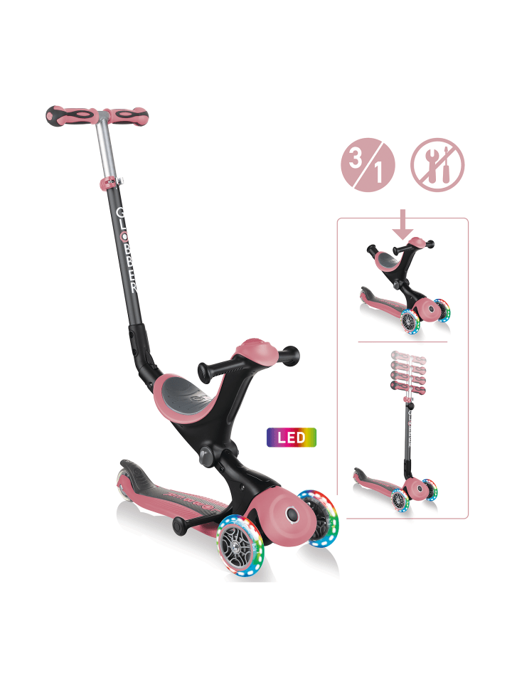 GO-UP DELUXE LIGHTS in rosa, mit Leuchtrollen