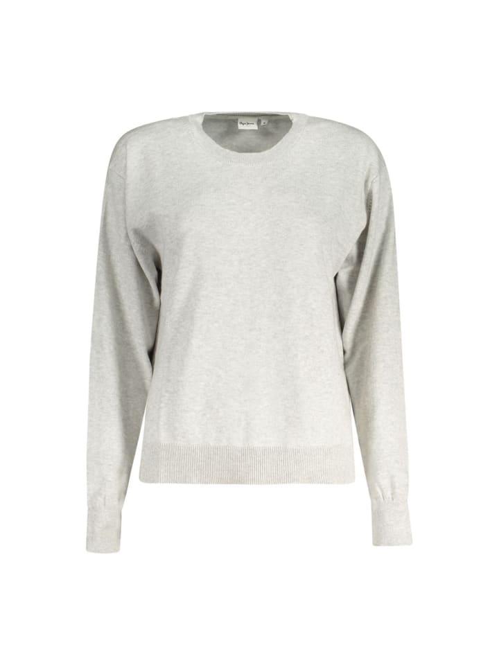Grau Baumwolle Damen Pullover