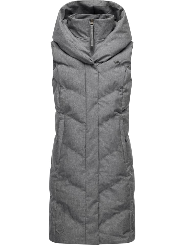 ragwear Steppweste Natalka Vest in Grey günstig kaufen | limango