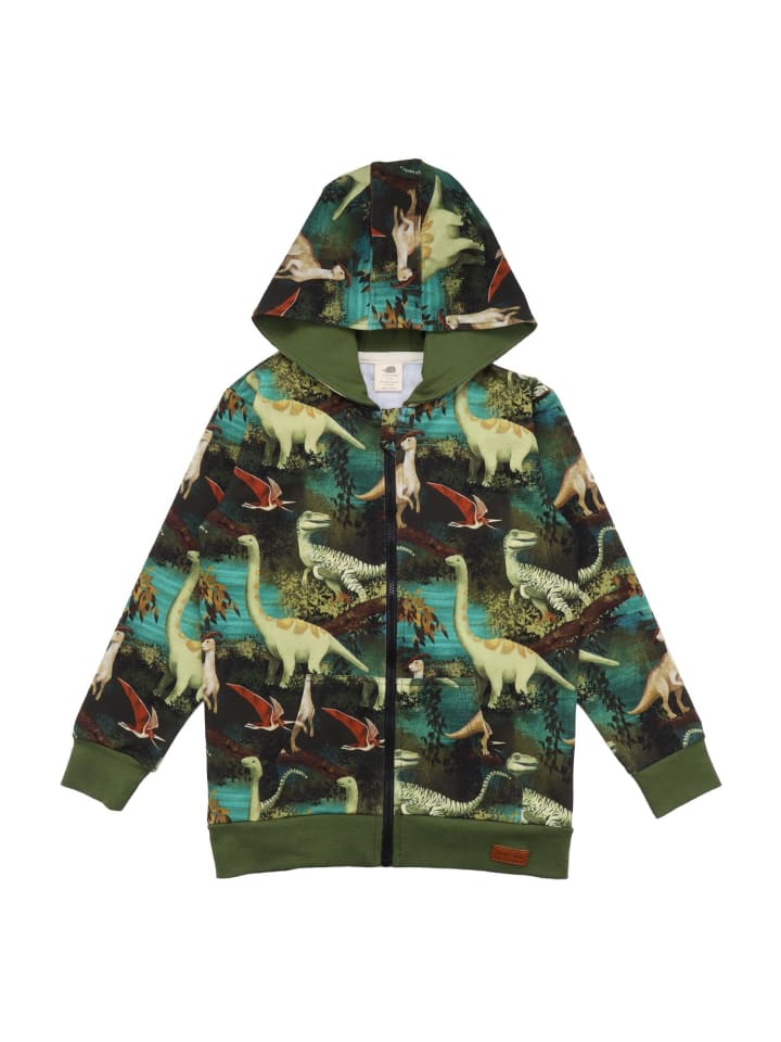 Sweatjacke Dinosaur Jungle - Baumwolle (Bio)