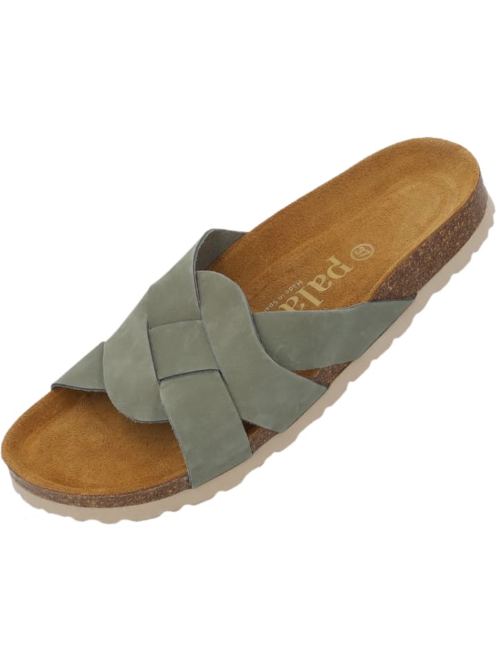 Pantoletten Torna Premium Leather in Salbei