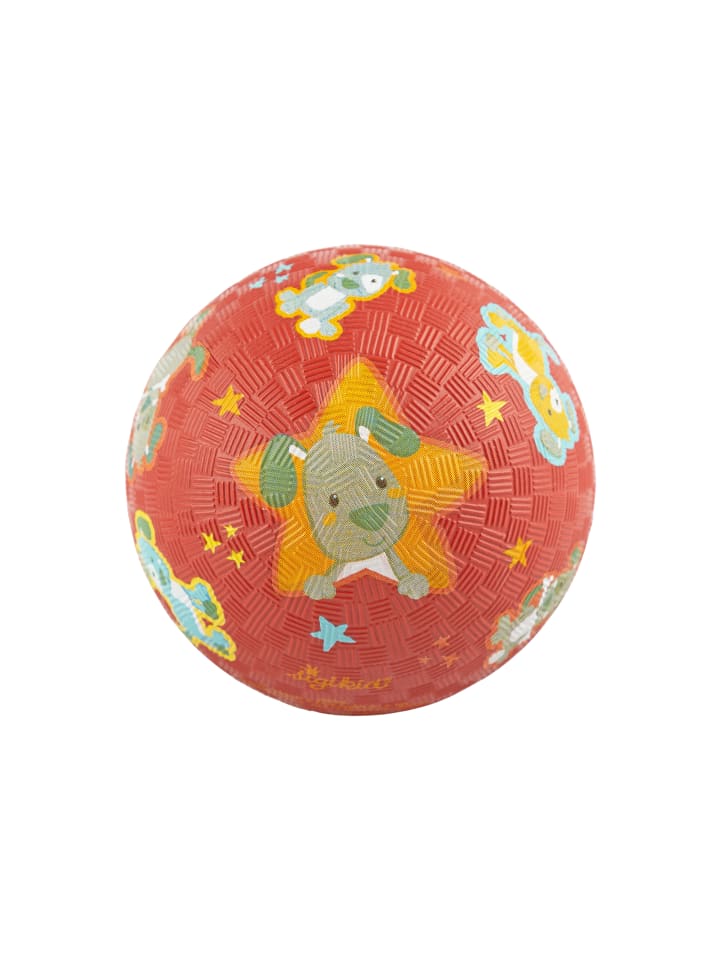 Mini-Kautschuk Ball Hund in rot