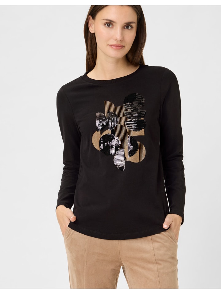 Langarmshirt in Black