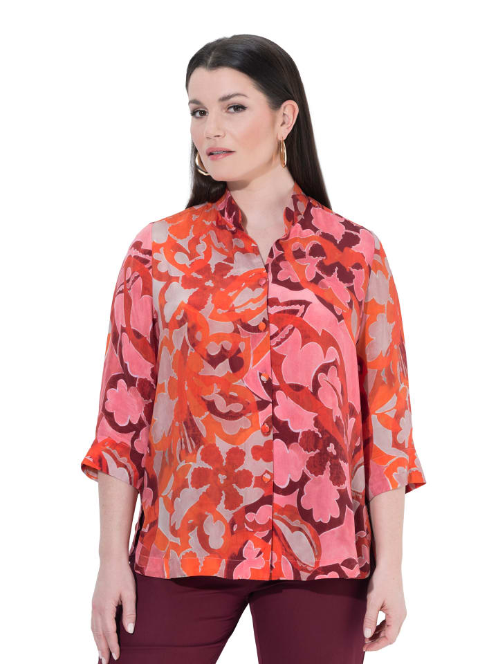 Bluse in paprikarot