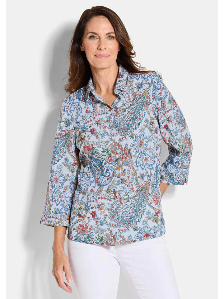 Druckbluse mit Paisley-Muster in bunt / gemustert
