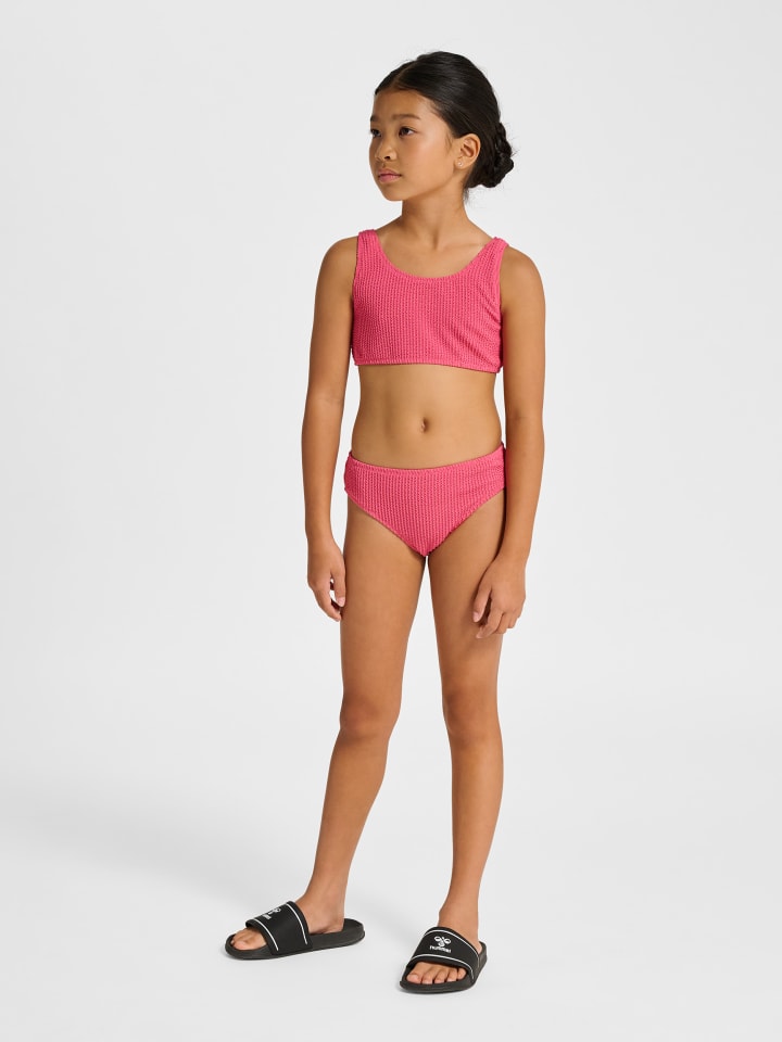 Bikini Hmljr Crinkle Mädchen in PINK FLAMBÈ