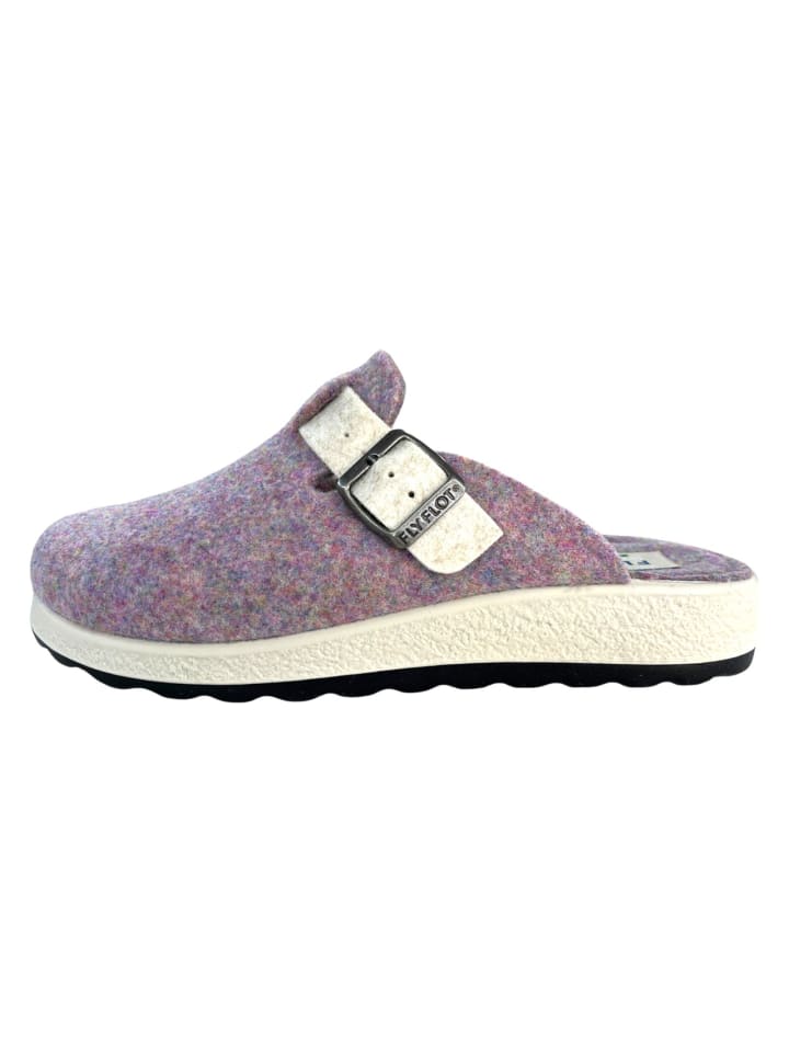 Hausschuh Pantoffel in lila