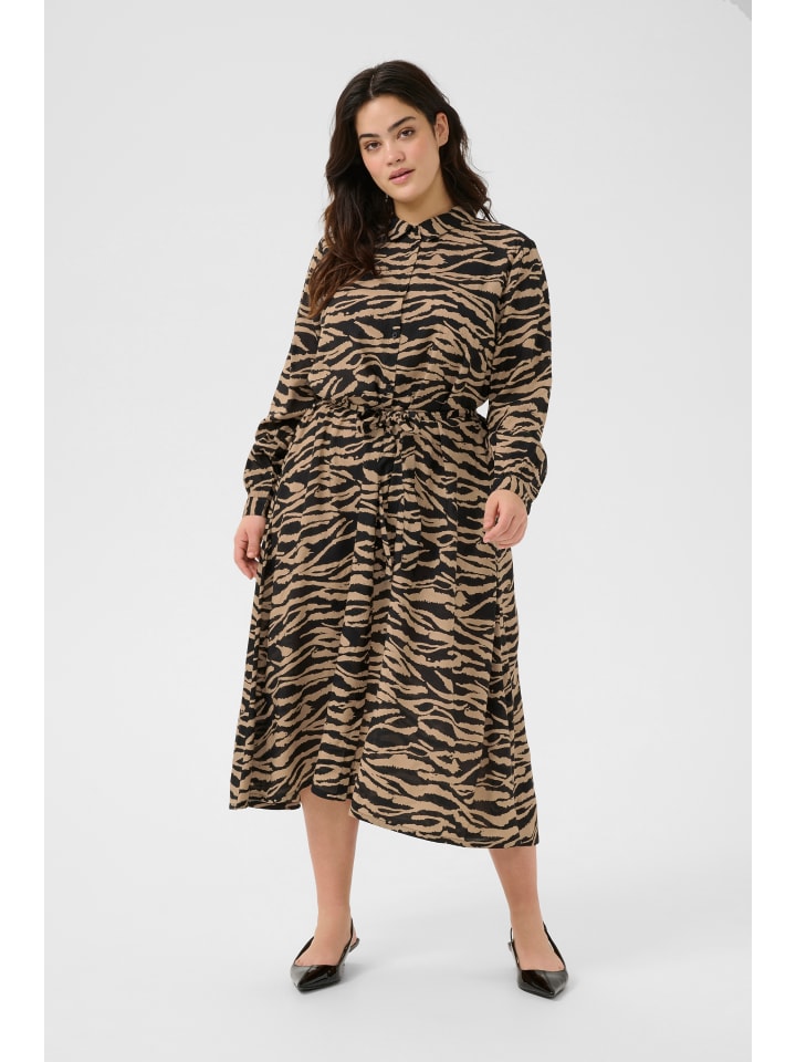 Kleid KColivia Regular fit in Black Deep/Nomad Print