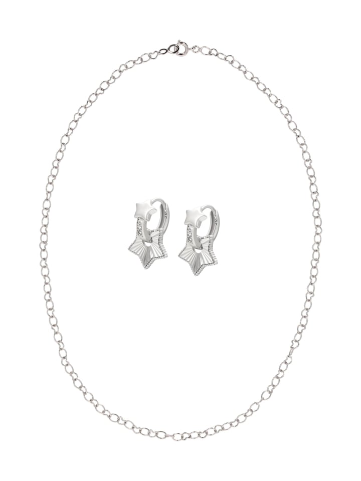 Women Jewelry Set in silver