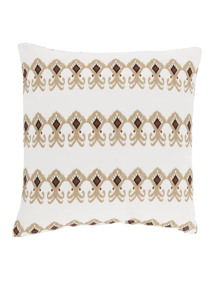 Aix Kissenbezug mit Paisley Motiv in weiss