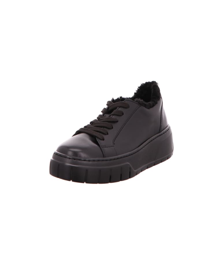 Schnürschuhe in schwarz
