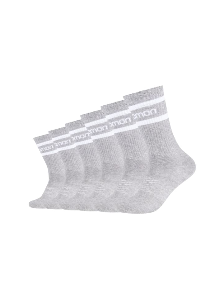 Sportsocken LIFE 6er Pack Grey White
