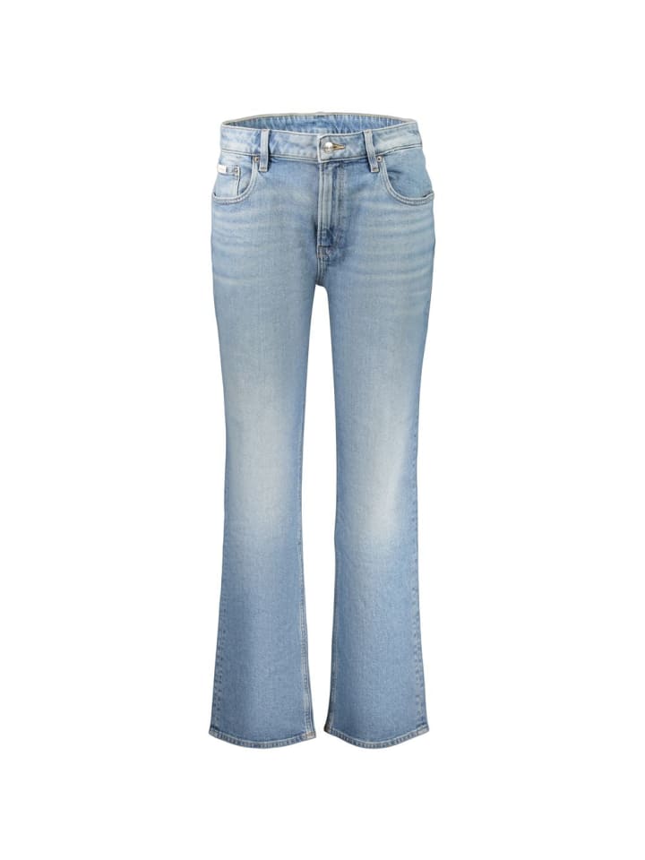 Blau Baumwolle Damen Jeans