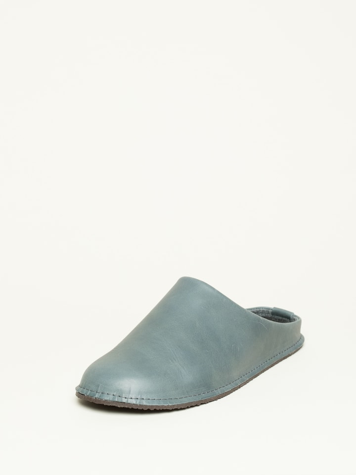 Leather Loafer in blau