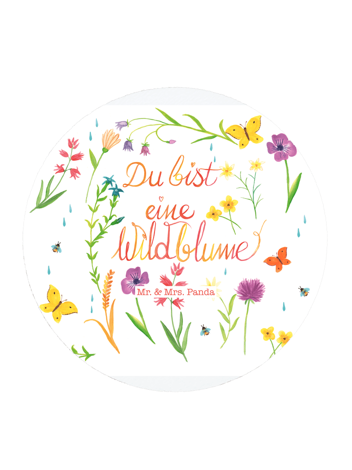 Kühlschrankmagnet Du bist eine Wildblume mit Sp... in Bunt