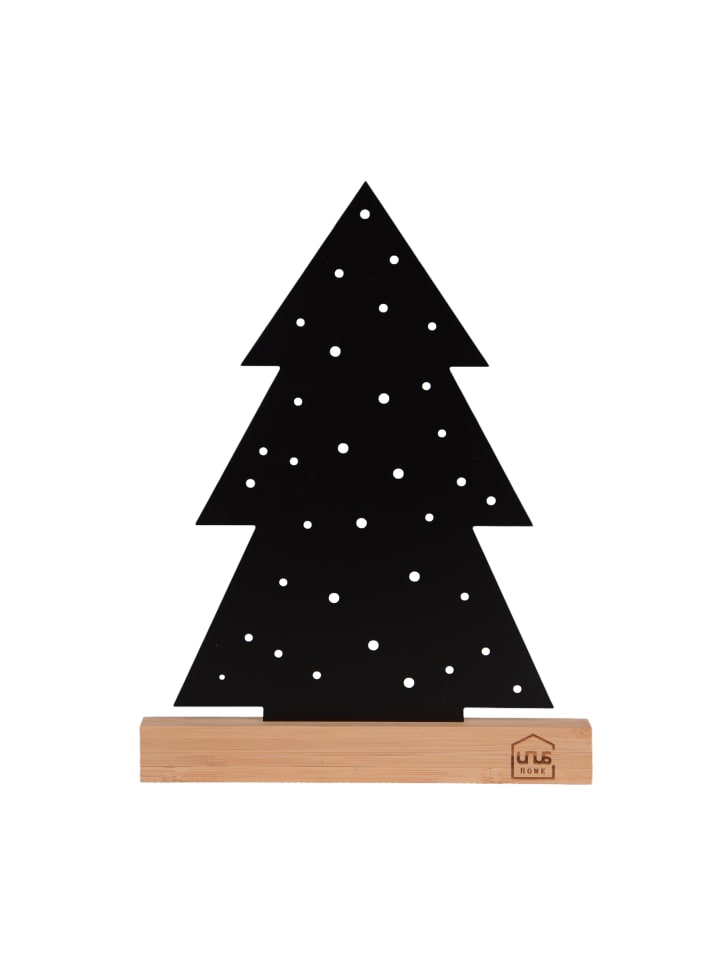 Tannenbaum Aufsteller Weihnachtsdeko in Schwarz