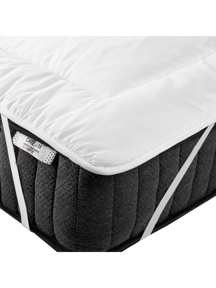 Topper AIZKORRI in Weiß - (W) 160 x (H) 3 x (L) 200 cm
