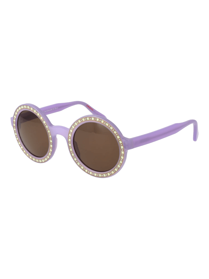 Unisex Sonnenbrillen Rund Lila