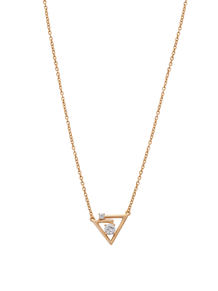 Women Necklace in Rose Gold