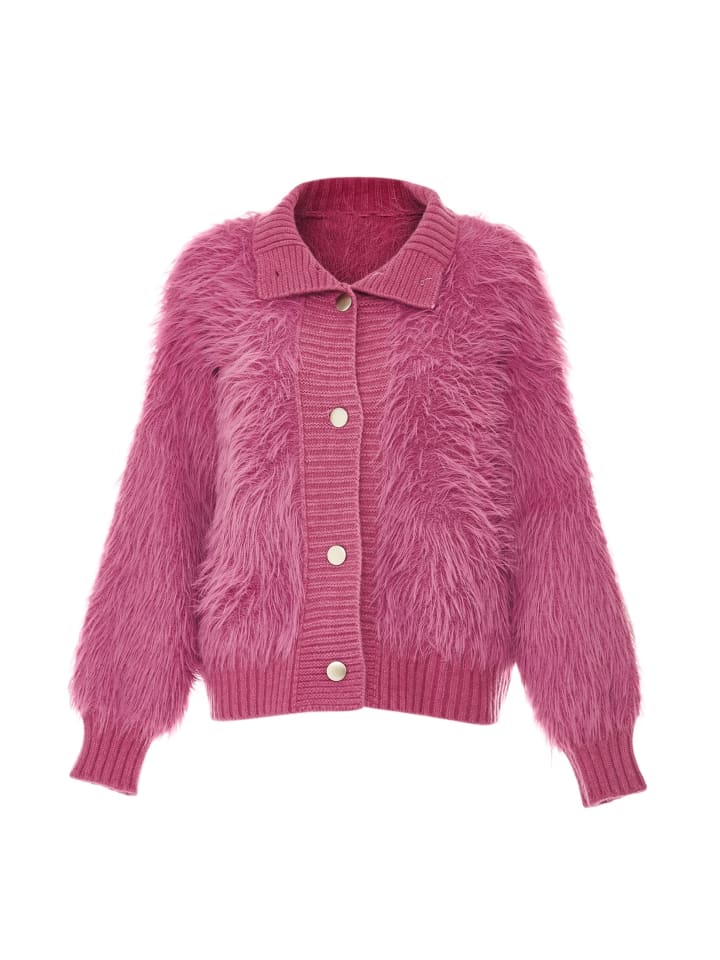 Damen Strickjacke in Flieder