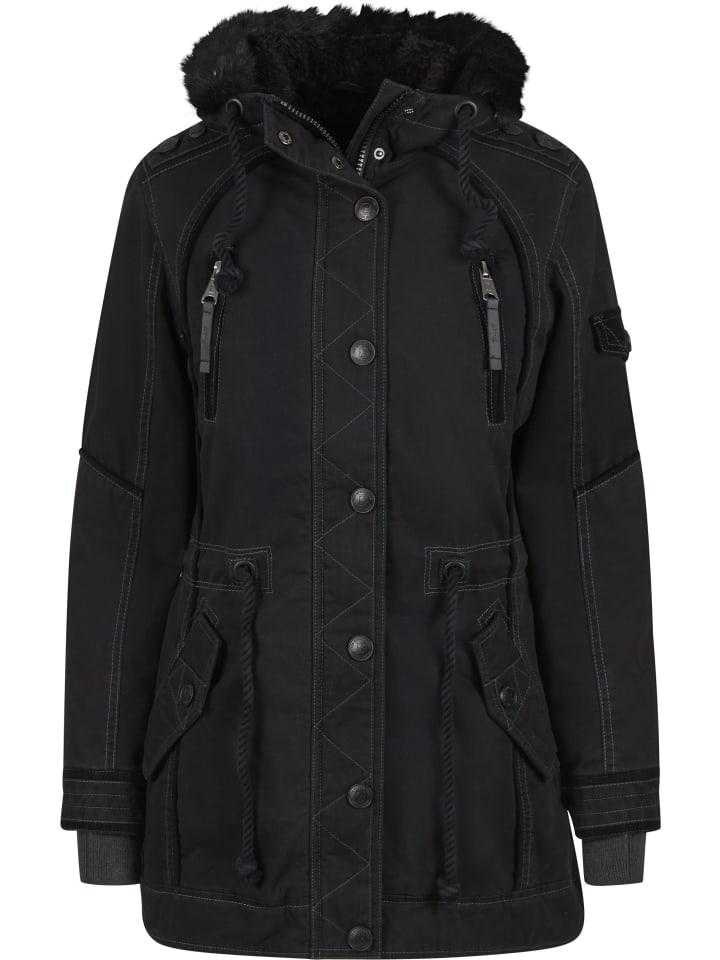 Parka in black