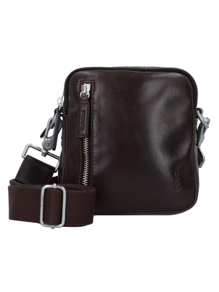 Buddy Mini Bag Umhängetasche Leder 16 cm cafe