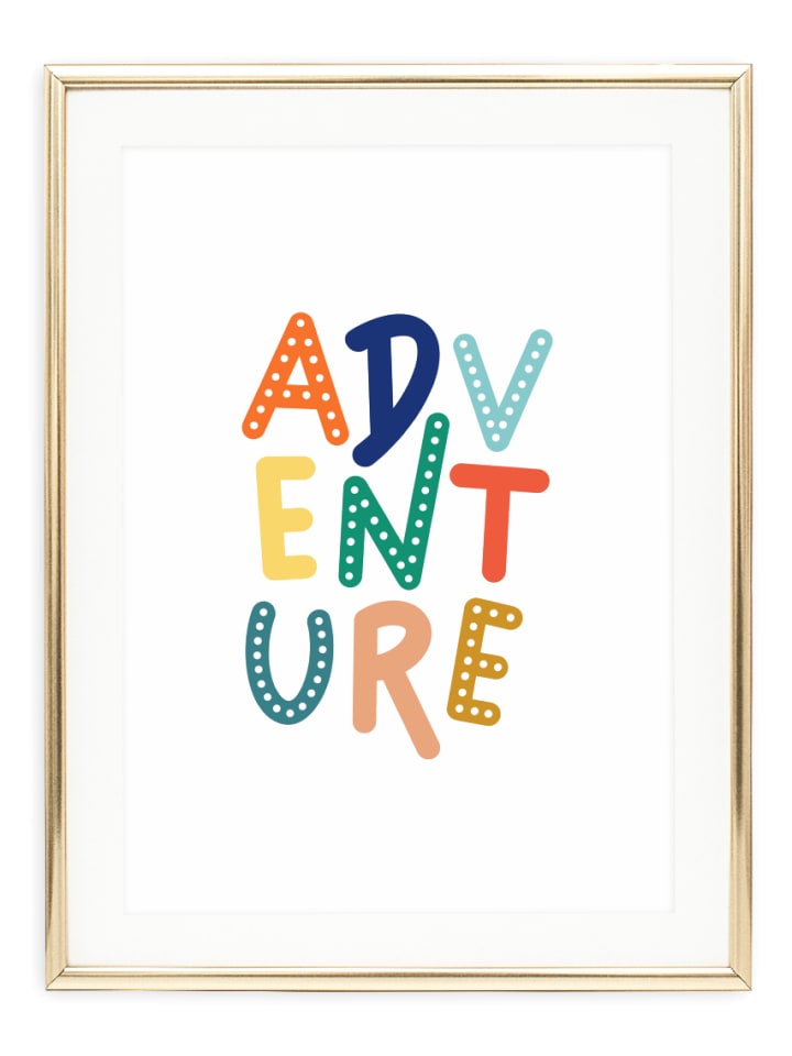 Poster / Kunstdruck "Adventure" I Ohne Rahmen
