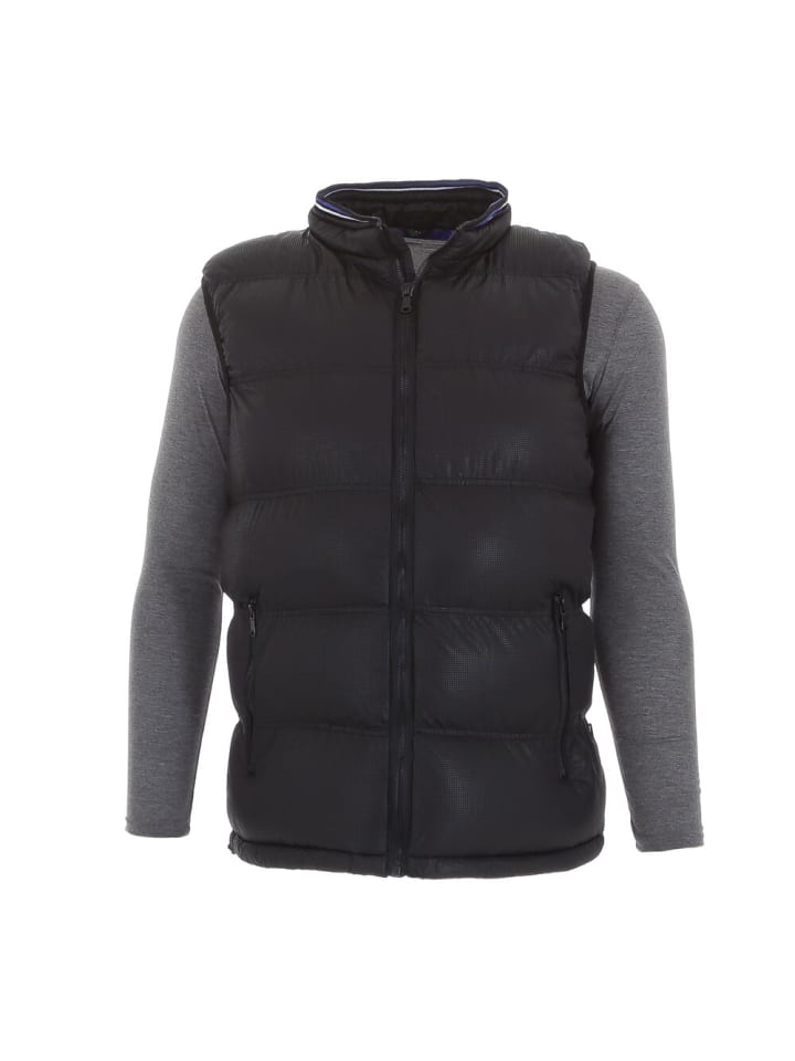 Jacke in Schwarz und Blau