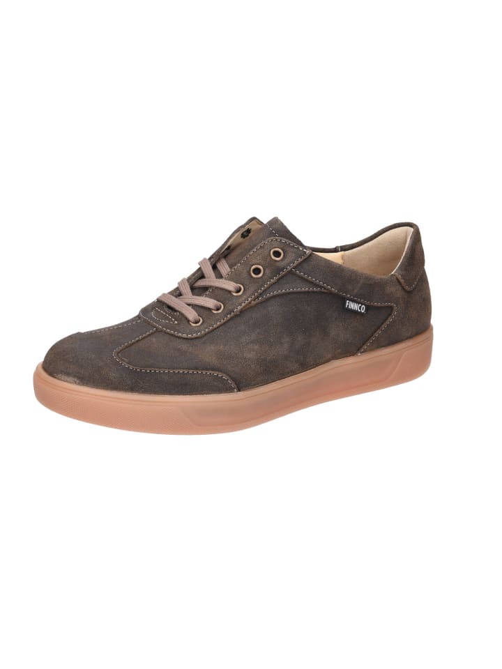 Sportlicher Schnürschuh in braun