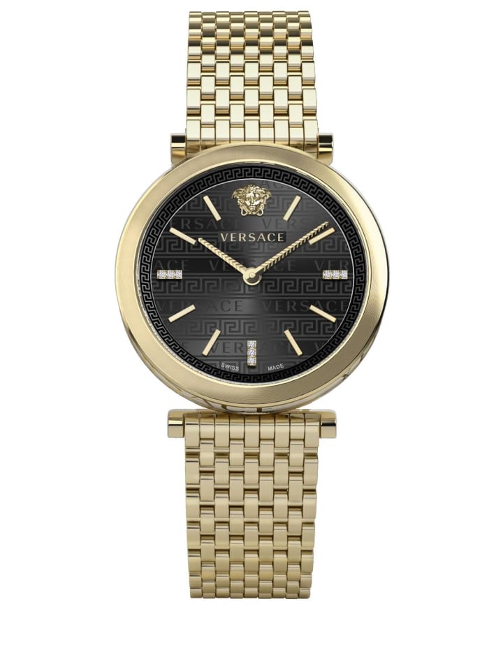 Schweizer Uhr V-Twist in gold