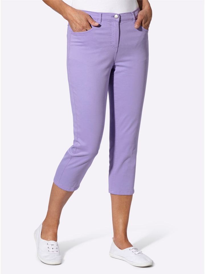 3/4-Jeans in lavendel
