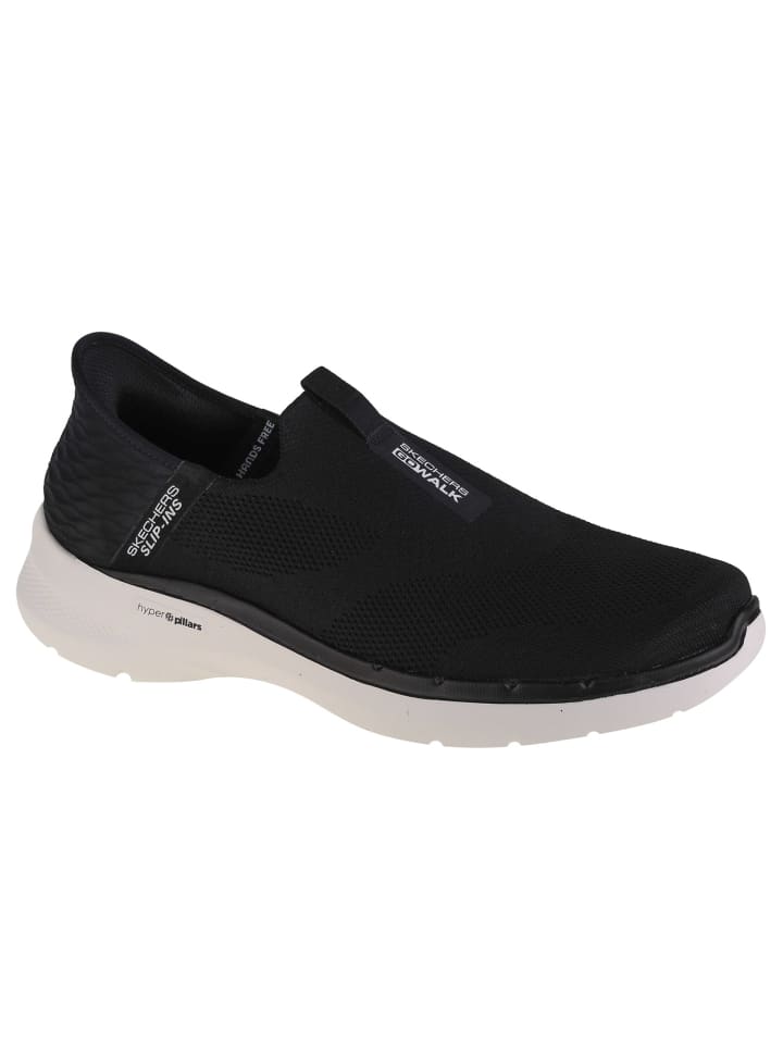 Skechers Slip-ins: GO WALK 6 - Easy On in Schwarz