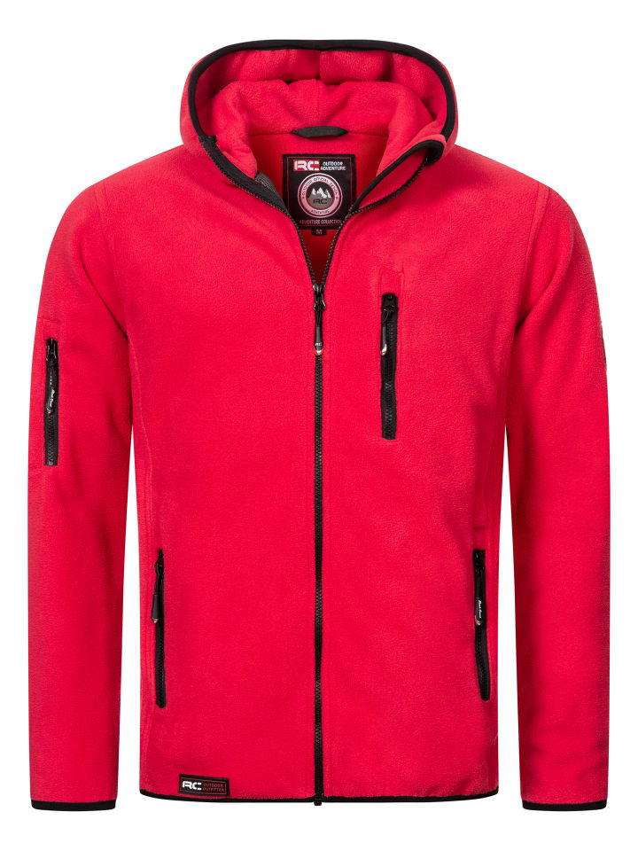 Fleecejacke in Rot