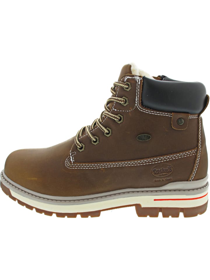 Schnürstiefel Braun