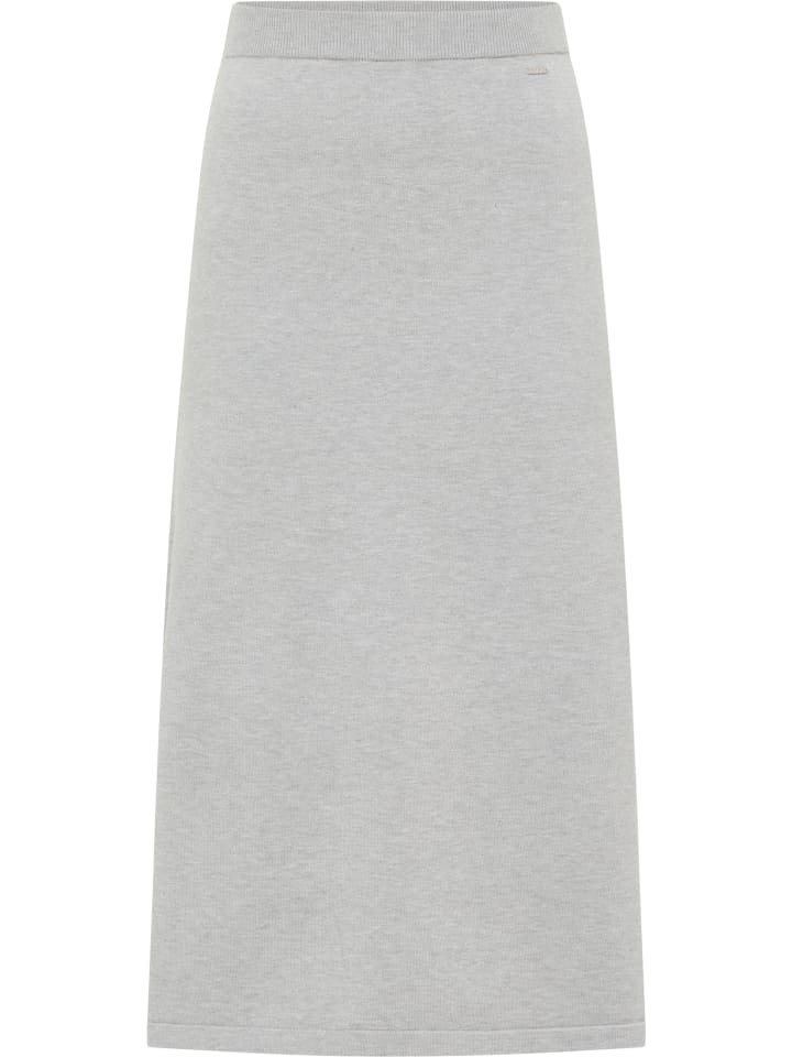 Damen Rock in Grau Melange