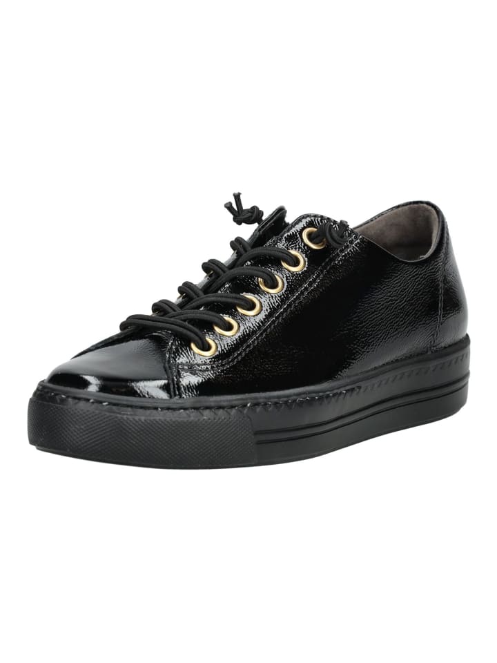 Sneaker Schwarz Lack