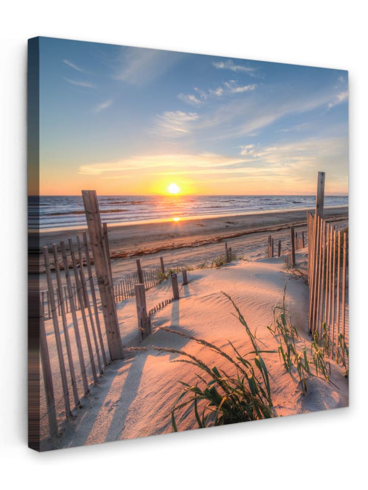 Leinwand Bilder Sonnenuntergang Strand