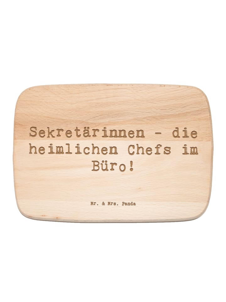 Schneidebrett Holz Spruch Sekretärin Chefin mit... in Transparent